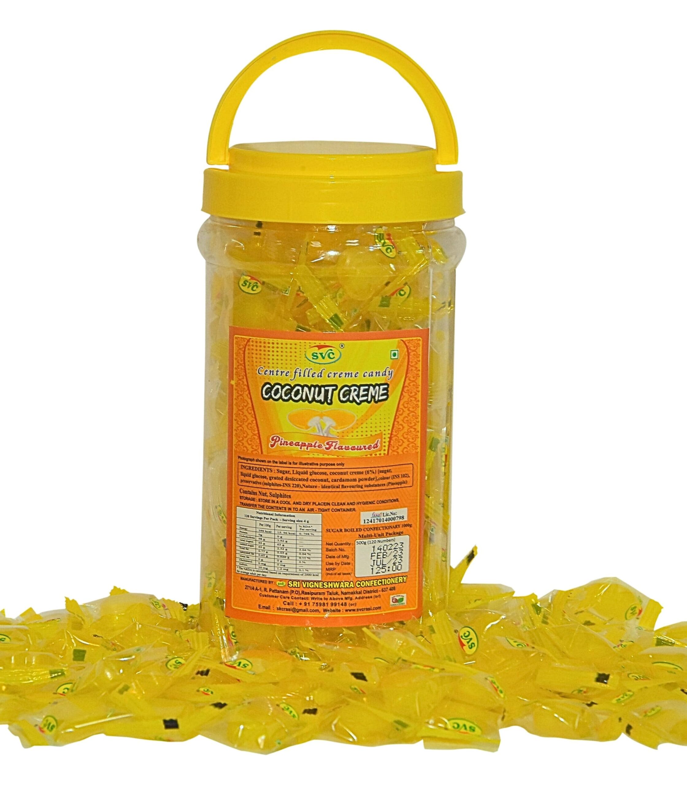 SVC Chocolate Manufacturing coconut creme